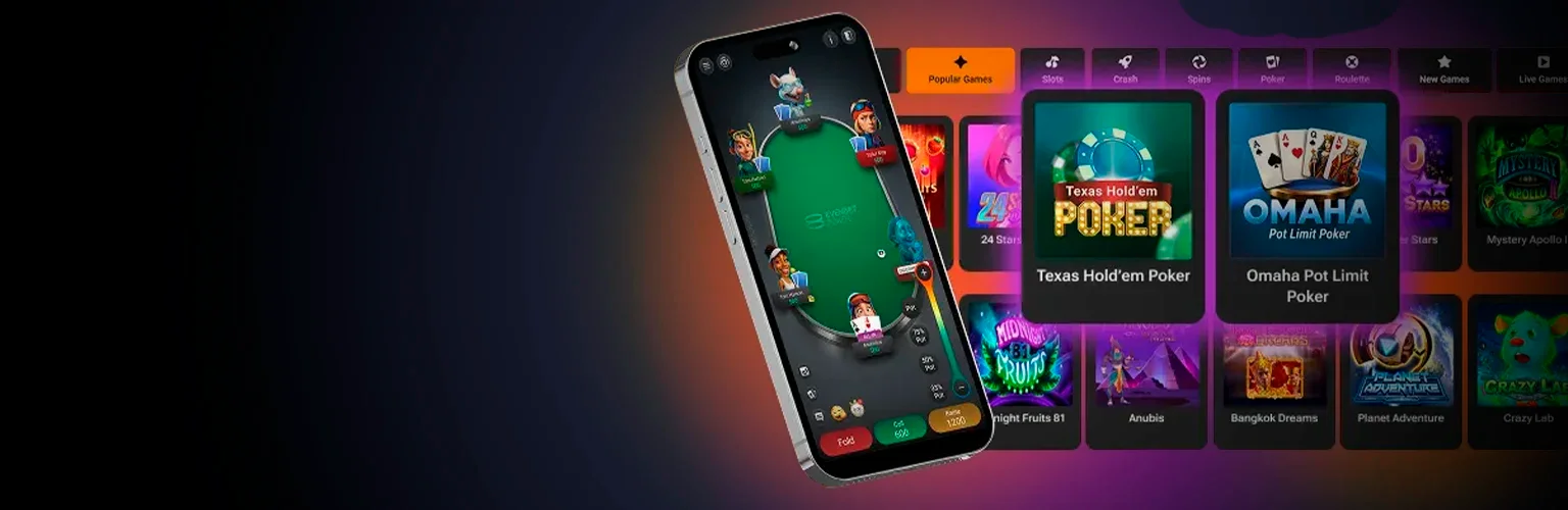 One click poker